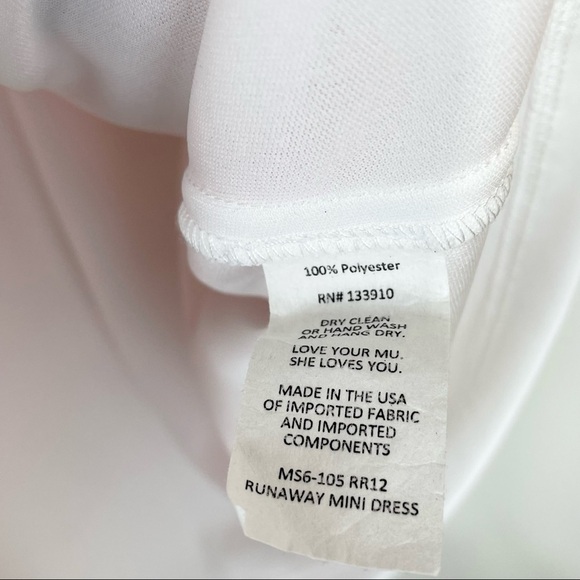 Show Me Your Mumu Roses Floral Pink Red White Dress Large Bell Sleeves Large - Picture 13 of 15